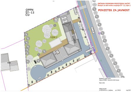 OPPN Štanjel ST-13 - grafični prikaz lokacije