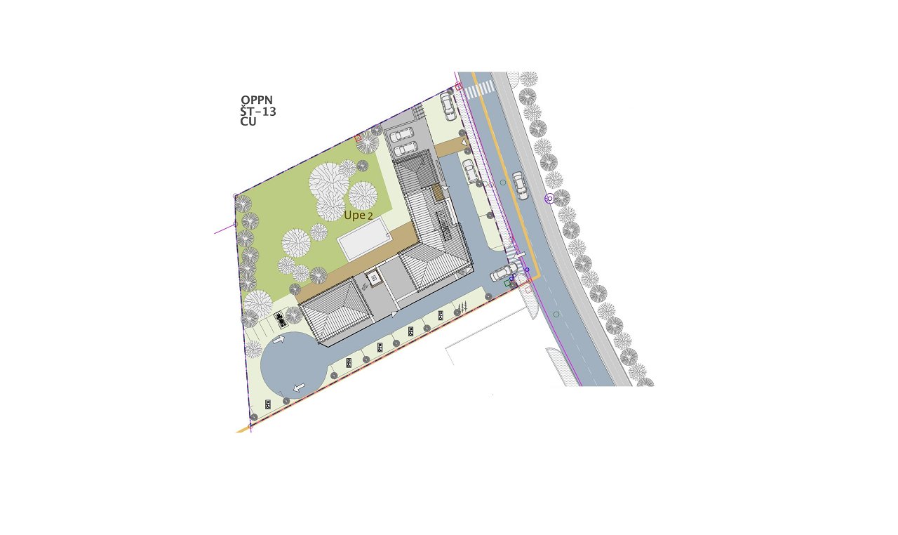 Grafični prikaz območja OPPN Štanjel ŠT-13